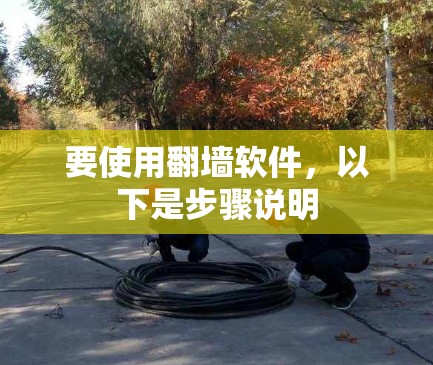 要使用翻墙软件,以下是步骤说明 要使用翻墙软件,以下是步骤说明