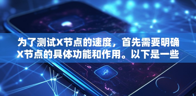 为了测试X节点的速度,首先需要明确X节点的具体功能和作用。以下是一些通用的步骤和方法,供您参考 为了测试X节点的速度,首先需要明确X节点的具体功能和作用。以下是一些通用的步骤和方法,供您参考
