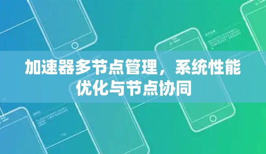 加速器多节点管理,系统性能优化与节点协同 加速器多节点管理,系统性能优化与节点协同