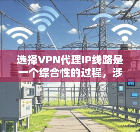 选择VPN代理IP线路是一个综合性的过程,涉及多个因素来确保最佳的网络性能和安全性。以下是分步骤的指导,帮助您做出明智的选择