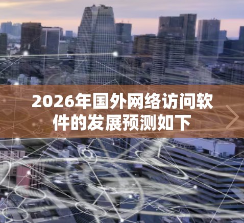 2026年国外网络访问软件的发展预测如下