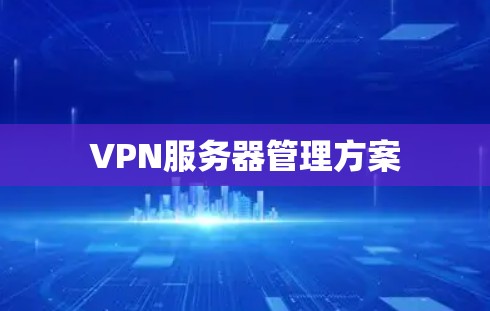 VPN服务器管理方案