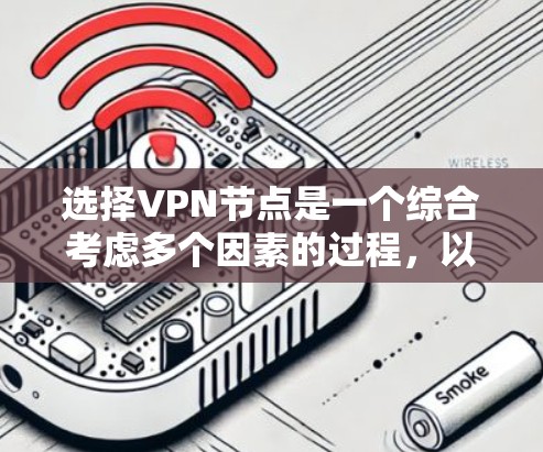 选择VPN节点是一个综合考虑多个因素的过程,以下是根据您的需求整理出的优化方案