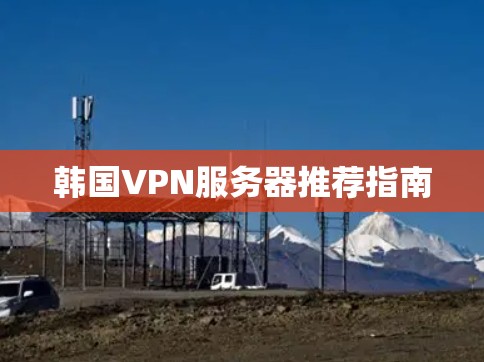 韩国VPN服务器推荐指南
