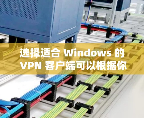 选择适合 Windows 的 VPN 客户端可以根据你的需求来决定。以下是一些推荐
