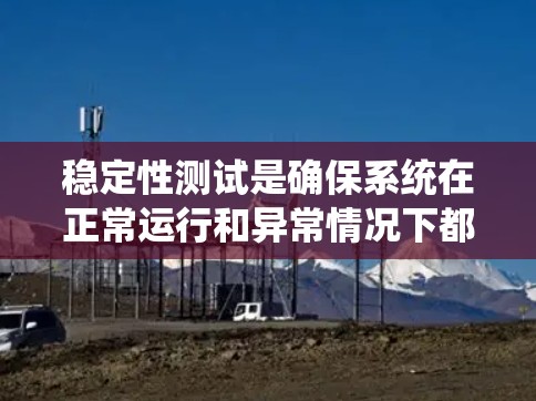 稳定性测试是确保系统在正常运行和异常情况下都能稳定运行的关键环节,特别是在机场这样的高并发、高安全性环境中。以下是关于机场线路测试的详细说明