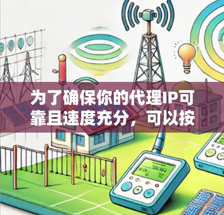 为了确保你的代理IP可靠且速度充分,可以按照以下步骤进行测试