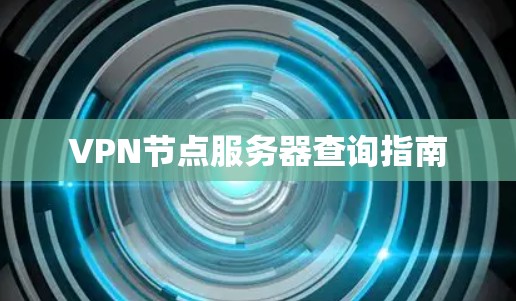 VPN节点服务器查询指南