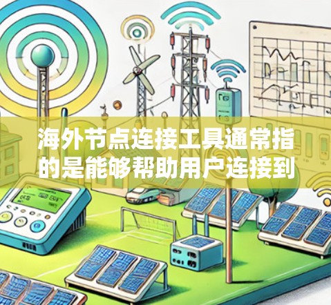 海外节点连接工具通常指的是能够帮助用户连接到海外服务器、隐藏本地IP地址或伪装网络位置的工具。这些工具可以用于解决网络访问限制、隐私保护或其他特定需求。以下是一些常见的海外节点连接工具和方法