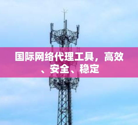 国际网络代理工具,高效、安全、稳定