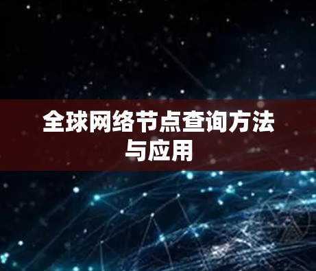 全球网络节点查询方法与应用