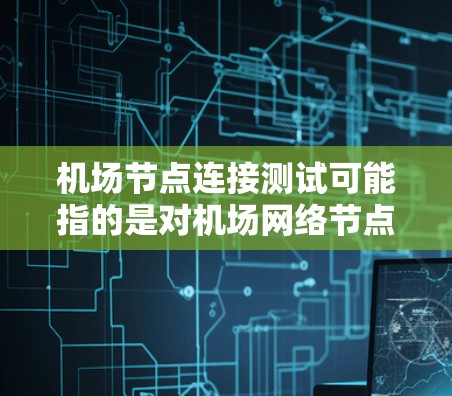 机场节点连接测试可能指的是对机场网络节点连接状态的测试,确保所有节点之间的网络连接正常,数据能够顺畅地传输和处理。以下是一些可能的测试内容和步骤,供您参考