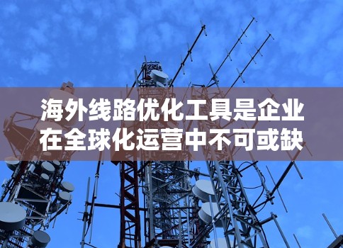 海外线路优化工具是企业在全球化运营中不可或缺的资源,帮助企业在供应链管理、风险控制、数据驱动决策等方面实现高效运营。以下是对这些工具的详细分析和总结