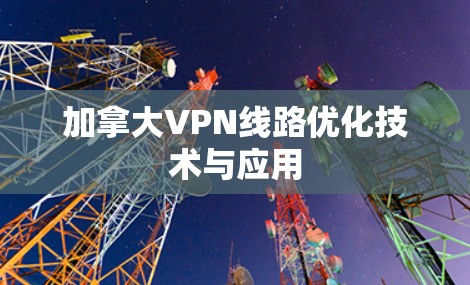 加拿大VPN线路优化技术与应用