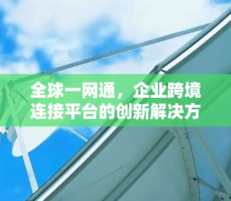 全球一网通,企业跨境连接平台的创新解决方案