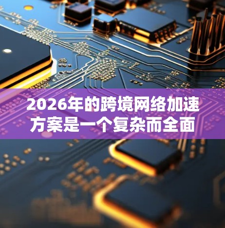 2026年的跨境网络加速方案是一个复杂而全面的项目,旨在提升跨国网络的速度、稳定性和效率。以下是一个初步的跨境网络加速方案框架,涵盖了技术、服务、监管和未来趋势等多个方面