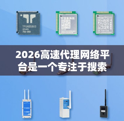 2026高速代理网络平台是一个专注于搜索引擎优化(SEO)和网络监控的综合解决方案,主要面向企业用户。以下是对该平台的详细分析和总结