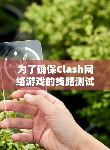 为了确保Clash网络游戏的线路测试顺利进行,以下是分步骤的测试指南