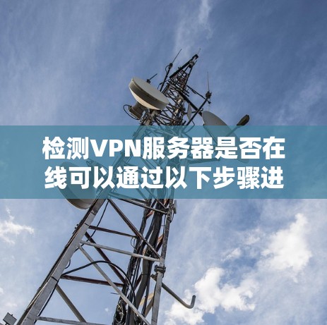 检测VPN服务器是否在线可以通过以下步骤进行