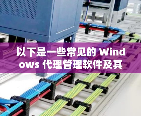以下是一些常见的 Windows 代理管理软件及其功能
