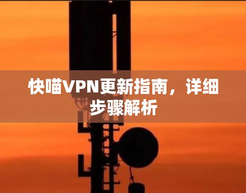 快喵VPN更新指南,详细步骤解析