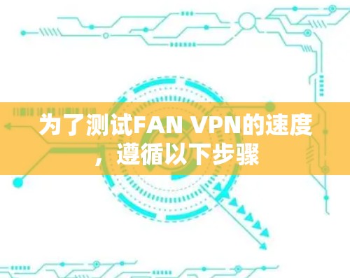 为了测试FAN VPN的速度,遵循以下步骤