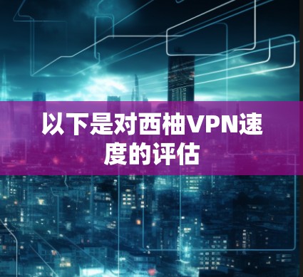 以下是对西柚VPN速度的评估 以下是对西柚VPN速度的评估