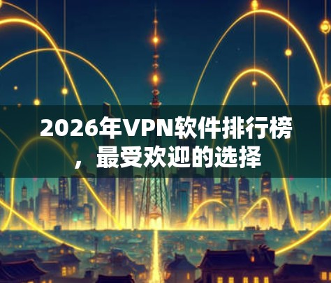 2026年VPN软件排行榜，最受欢迎的选择