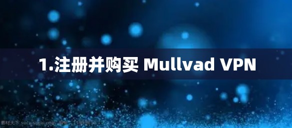 1.注册并购买 Mullvad VPN