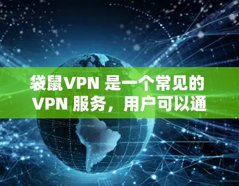 袋鼠VPN 是一个常见的 VPN 服务,用户可以通过它来连接到网络以确保隐私和安全。以下是设置袋鼠VPN的步骤