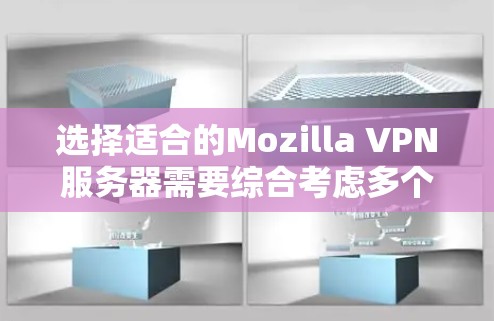 选择适合的Mozilla VPN服务器需要综合考虑多个因素,以确保最佳的性能和安全性。以下是根据您的需求整理的步骤和建议