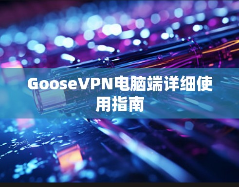 GooseVPN电脑端详细使用指南