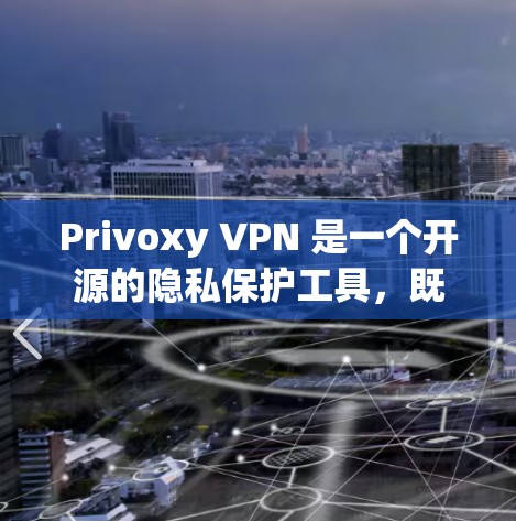 Privoxy VPN 是一个开源的隐私保护工具,既可以作为 VPN,也可以作为代理服务器使用。以下是配置 Privoxy VPN 的基本教程,假设你是 Windows 用户