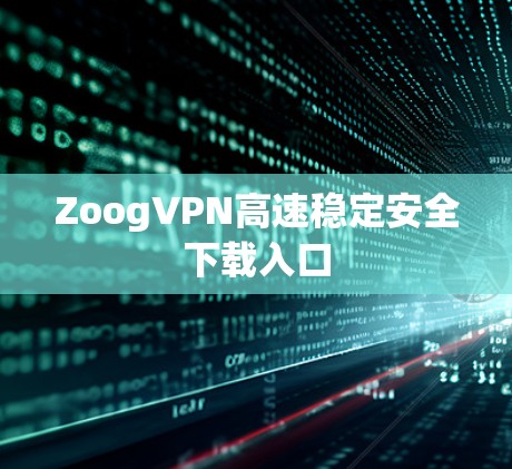 ZoogVPN高速稳定安全下载入口