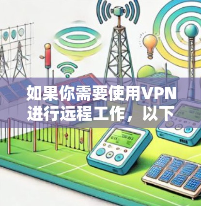 如果你需要使用VPN进行远程工作,以下是一些可能对你有用的信息和建议