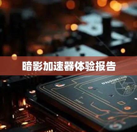 暗影加速器体验报告