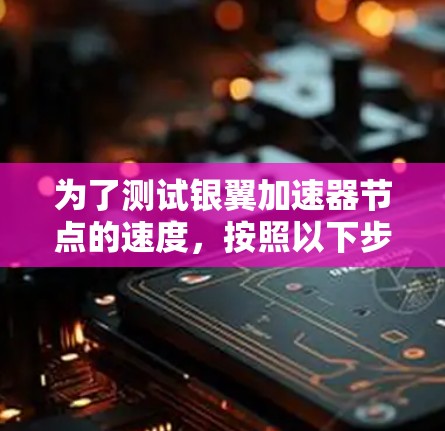 为了测试银翼加速器节点的速度,按照以下步骤进行 为了测试银翼加速器节点的速度,按照以下步骤进行
