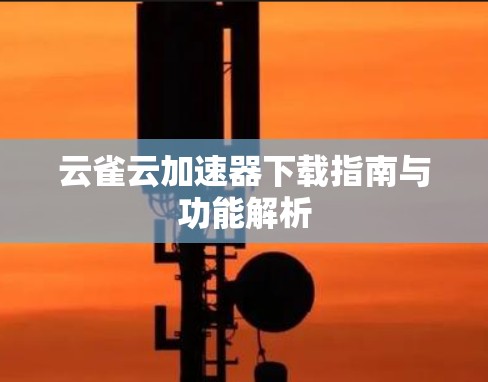 云雀云加速器下载指南与功能解析